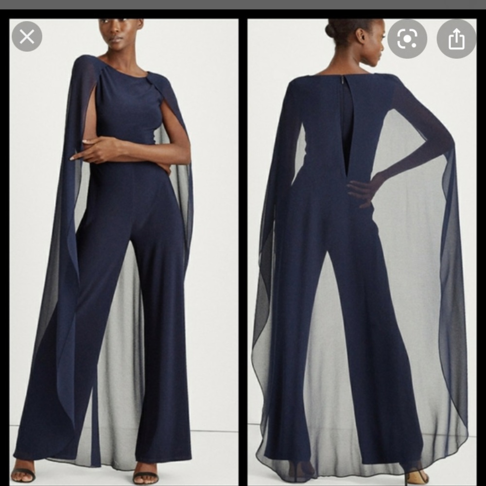 Lauren Ralph Lauren Cape Jumpsuit